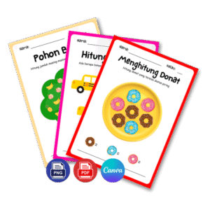 2000+ Halaman Work Sheet dan Colouring Book Untuk Anak