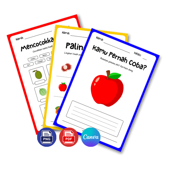 2000+ Halaman Work Sheet dan Colouring Book Untuk Anak - Gambar 4